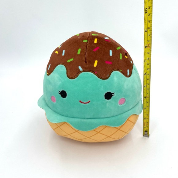 Squishmallow 9” Plush Ice Cream Scoop Mint - Picture 9 of 9